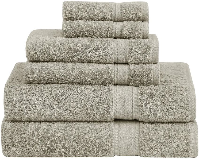 Rwb Fields Americana Beige 6 Piece Towel Set Beige bath