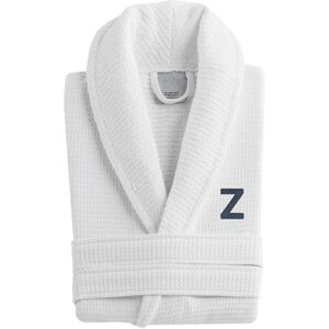 DePera Home Monogrammed Waffle Turkish Cotton Bathrobe NoColor i