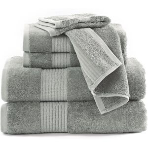 Brooklyn Loom Cotton Tencel 6pc Towel Set Sage NoSize