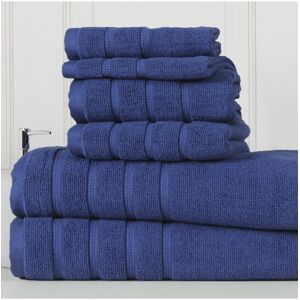Bibb Home 6pc Zero Twist Egyptian Cotton Towel Set NoColor 6 pc