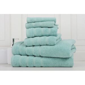 Bibb Home Zero Twist Cotton Towel Set NoColor 6pc