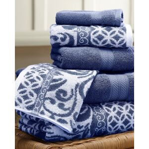 Modern Threads 6pc Reversible Trellis Yarn Dyed Jacquard Towel Set NoColor 6 pc