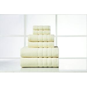 Bibb Home 6pc Egyptian Cotton Towel Set NoColor 6pc