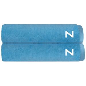 DePera Home Set of 2 Puresoft Monogrammed Turkish Bath Towels NoColor h