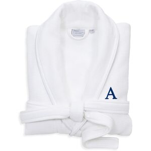 Linum Home Textiles Monogrammed Waffle Small/Medium Terry Bathrobe, (A-Z) NoColor j