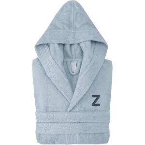DePera Home Monogrammed Hooded Turkish Cotton Bathrobe NoColor j