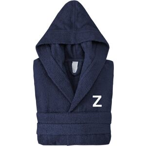 DePera Home Monogrammed Hooded Turkish Cotton Bathrobe NoColor r