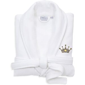 Linum Home Textiles Turkish Cotton Waffle Terry Bathrobe White Small/Medium
