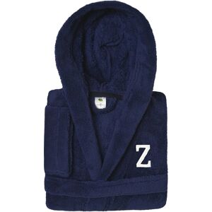 Linum Home Textiles Personalized Linum Kids Small Super Plush Hooded Bathrobe with White Bookman Font (Monogrammed A-Z) NoColor g
