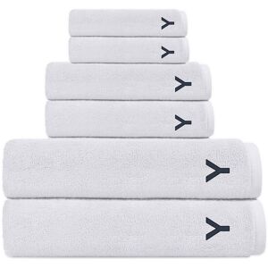 DePera Home Set of 6 Puresoft Monogrammed Turkish Towels NoColor v