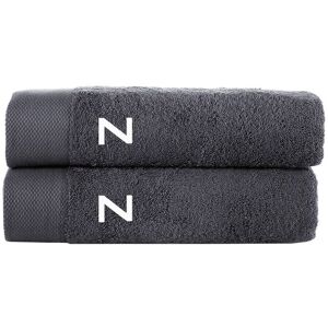 Brooks Brothers Set of 2 Monogrammed Bath Towels NoColor m