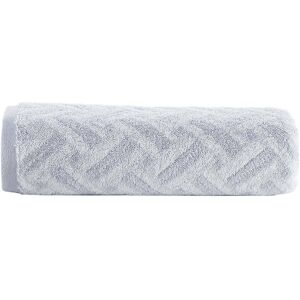 Brooks Brothers Criss Cross Stripe Bath Towel Silver NoSize