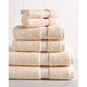 Superior Highly Absorbent 6pc Ultra Plush Solid Egyptian Cotton Towel Set NoColor 6pc