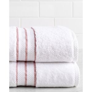 Superior Solid Long-Staple Combed 2pc Bath Turkish Cotton Towel Set White NoSize