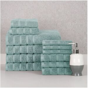 Bibb Home 12pc Zero Twist Egyptian Cotton Towel Set NoColor 12pc