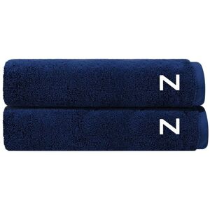 DePera Home Set of 2 Puresoft Monogrammed Turkish Bath Towels NoColor b