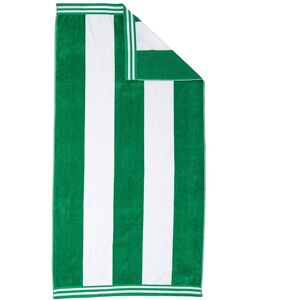 Superior Cabana Stripe Oversized Cotton Beach Towel NoColor 34" x 64"