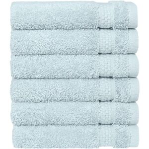 Linum Home Textiles Starlight Turkish Cotton Terry Washcloths Set Blue 12 pc