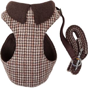 Pet Life Luxe Houndsome 2-in-1 Collared Adjustable Dog Harness Leash NoColor l Pet Life Luxe Houndsome 2-in-1 Collared Adjustable Dog Harness Leash NoColor l
