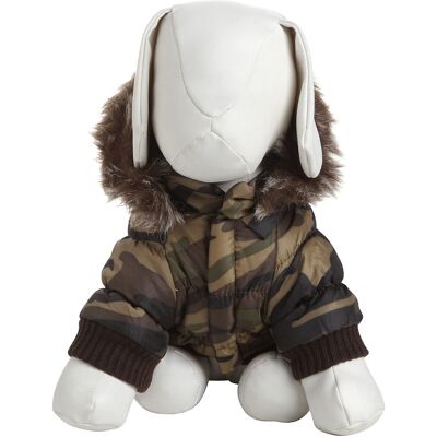 Pet Life Metallic Fashion Pet Parka Coat NoColor Medium Pet Life Metallic Fashion Pet Parka Coat NoColor Medium