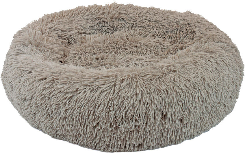 Precious Tails Super Lux Fur Donut Pet Bed NoColor Medium