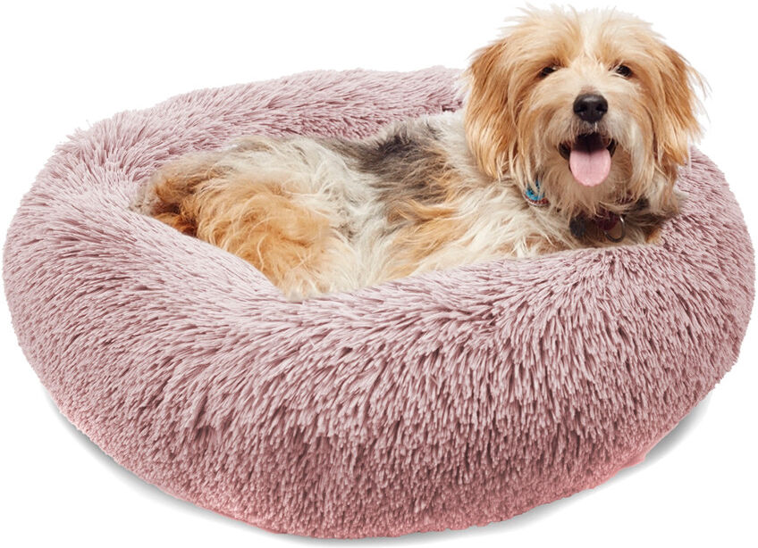 Precious Tails Super Luxe Donut Pet Bed NoColor Medium