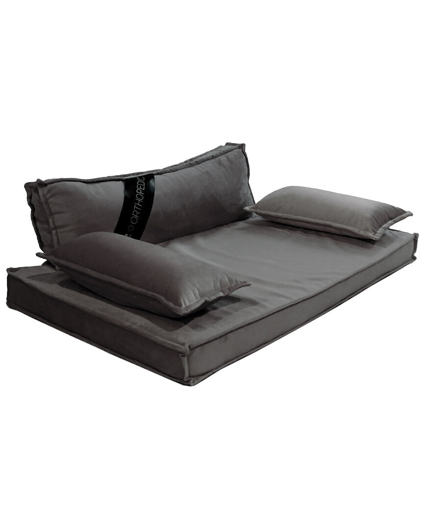 Precious Tails Modern Sofa Pet Bed NoColor Large