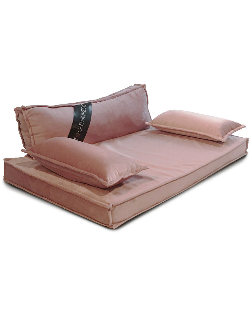 Precious Tails Small Modern Sofa Pet bed Pink Small