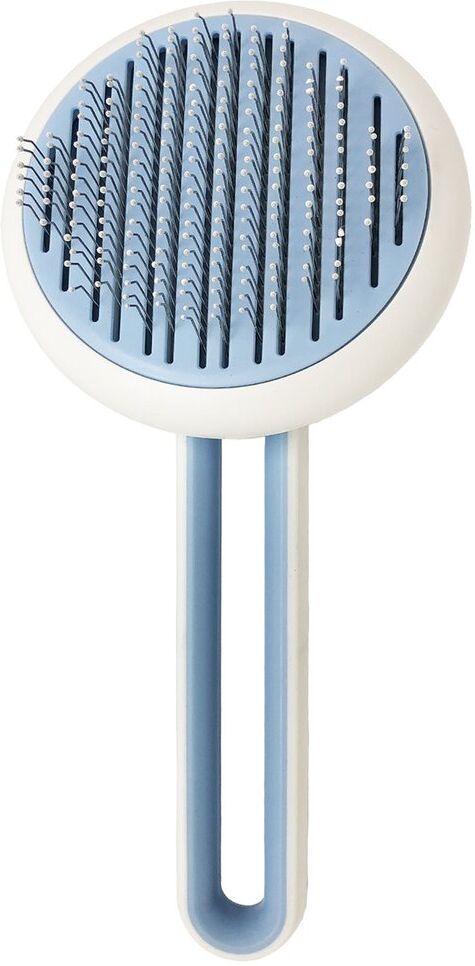 Pet Life Concepto Modern Bristle Grooming Pet Deshedder Comb Blue NoSize