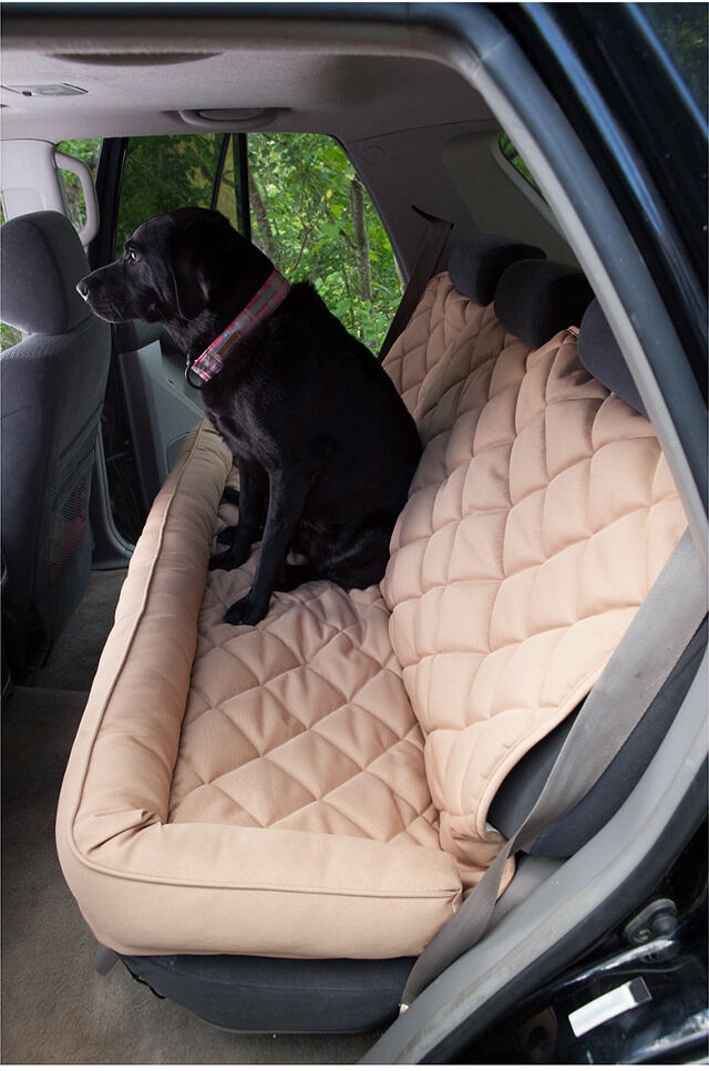 3 Dog Pet Supply Back Seat Protector With Bolster NoColor NoSize