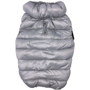 Pet Life Pursuit Quilted Ultra Plush Thermal Dog Puffer Grey NoSize