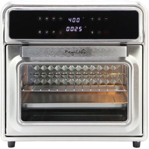 MegaChef 21.13qt Stainless Steel Digital Air Fryer & Counter Top Oven Silver NoSize