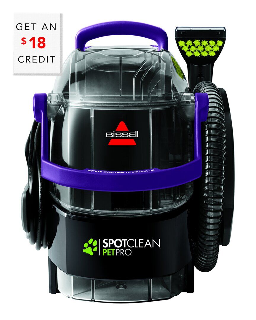 Bissell Spotclean Pro Pet Portable Carpet Cleaner with $18 Credit Purple NoSize