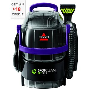 Bissell Spotclean Pro Pet Portable Carpet Cleaner with $18 Credit Purple NoSize