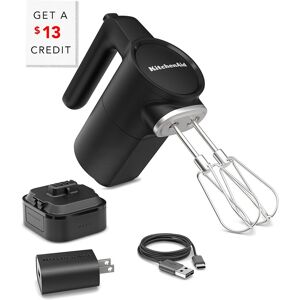 KitchenAid Go Cordless Hand Blender With Battery with $13 Credit Black NoSize