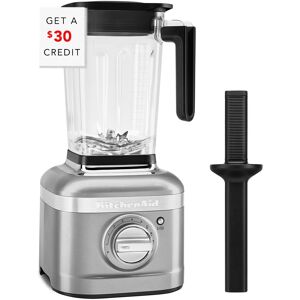 KitchenAid K400 Silver Variable Speed Blender with Tamper with $30 Credit Grey NoSize