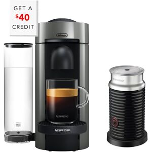 DeLonghi VertuoPlus Coffee & Espresso Single-Serve Machine & Frother with $21 Credit NoColor NoSize