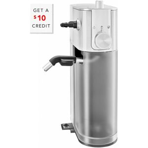 KitchenAid Metal Automatic Silver Milk Frother Attachment for Espresso Machine with $10 Credit NoColor NoSize
