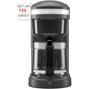 KitchenAid 12-Cup Drip Coffee Maker with Spiral Showerhead with $11 Credit Grey NoSize