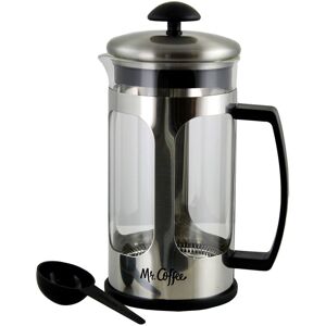 Mr. Coffee Daily Brew 1.2Qt Coffee Press Silver NoSize