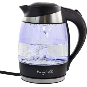 MegaChef 1.8L Glass & Stainless Steel Electric Tea Kettle NoColor NoSize