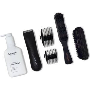 Brocchi For Men BROCCHI Waterproof USB Trimmer, 2 Brush Set & Moisturizing Shave Lotion Bundle NoColor NoSize