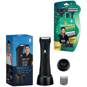 Pursonic Men's Mario Lopez Wireless Body Hair Trimmer & Shaver NoColor NoSize