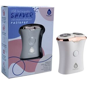 Pursonic White Rechargeable USB Shaver NoColor NoSize