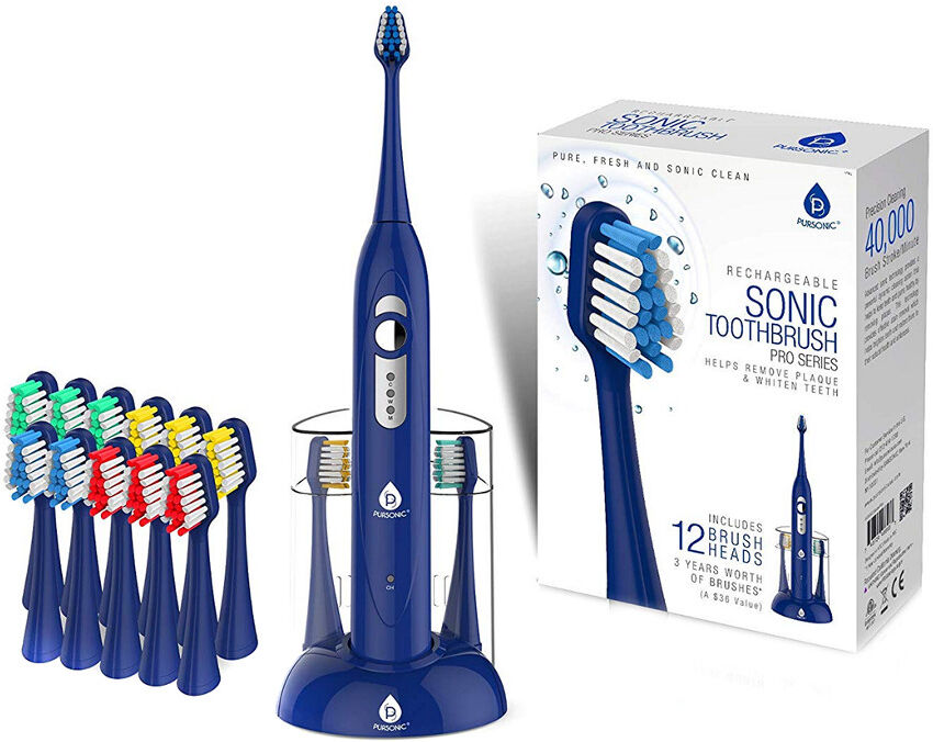 Pursonic S430 High Power Rechargeable Electric Sonic Toothbrush w/& Storage Charger NoColor NoSize