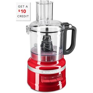 KitchenAid Easy Store 7-Cup Food Processor with $10 Credit Red NoSize