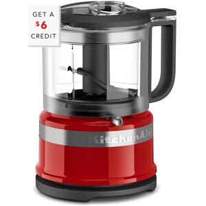 KitchenAid 3.5-Cup Mini Food Processor with $6 Credit Red NoSize