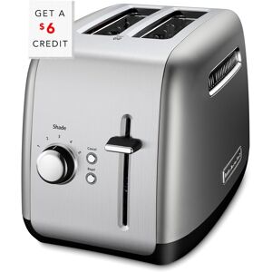 KitchenAid 2-Slice Toaster with Illuminated Button with $6 Credit Grey NoSize
