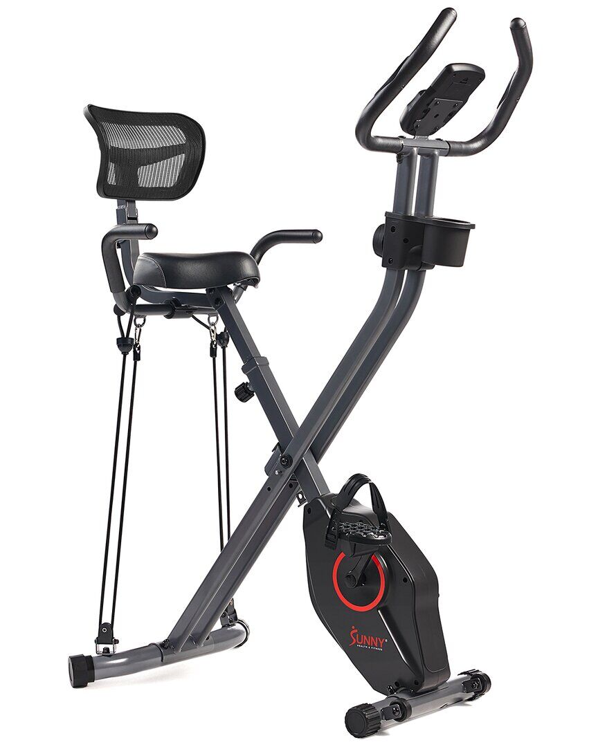 Sunny Health & Fitness Full Body Foldable Magnetic X-Bike Pro Black NoSize