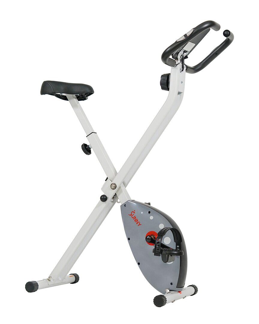 Sunny Health & Fitness Magnetic Foldable Exercise Bike Gray NoSize
